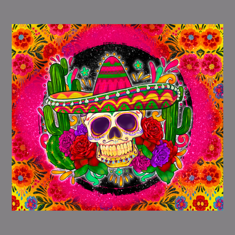 Mexican Skull Heavyweight Hoodie by Zillion Design Studio | Teevron