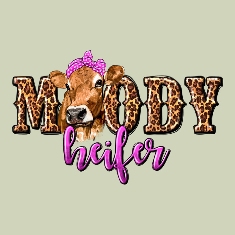 Moody Heifer With Leopard Tbw Heavyweight Hoodie by texasbilliewilder | Teevron