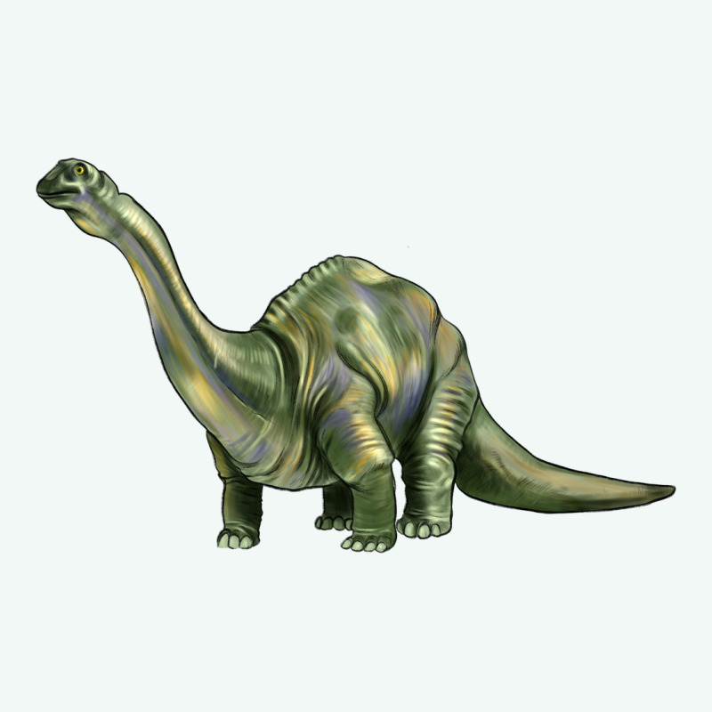 Dinosaur Brontosaurus Premium Hoodie by Artiststas | Teevron
