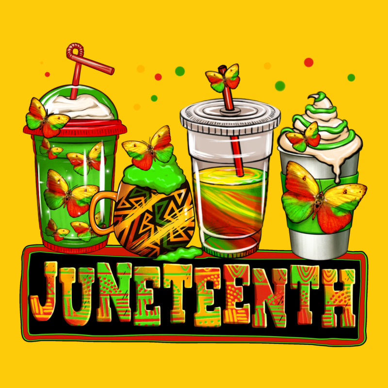 Juneteenth Afro Coffee Cups Premium Hoodie by Jasminsmagicworld | Teevron