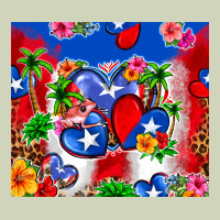 Puerto Rico Hearts Heavyweight Hoodie | Teevron