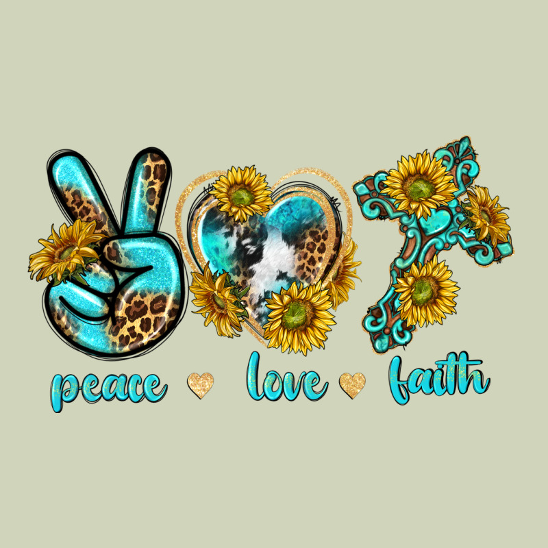 Peace Love Faith Heavyweight Hoodie by texasbilliewilder | Teevron