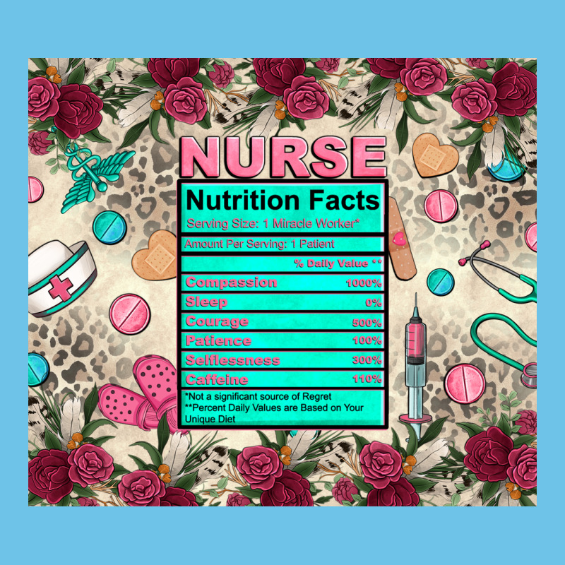 Nurse Nutrition Facts Premium Sweatshirt by Zillion Design Studio | Teevron