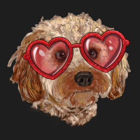 Toy Poodle With Love Glasses Heavyweight Hoodie | Teevron
