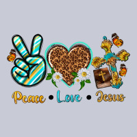 Peace Love Jesus Heavyweight Hoodie | Teevron