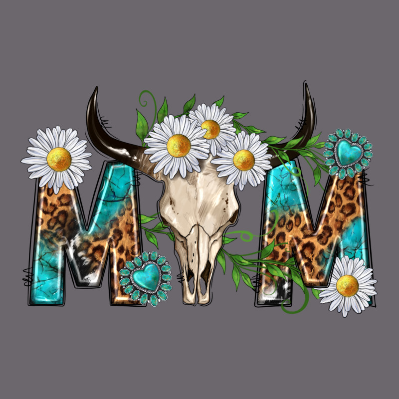 Mom With Bull Skull Premium Sweatshirt by texasbilliewilder | Teevron
