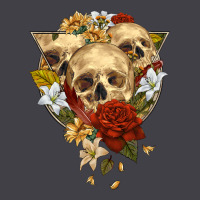 Triangle Flower Skeletons Heavyweight Hoodie | Teevron