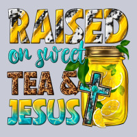 Raised On Sweet Tea And Jesus Heavyweight Hoodie | Teevron