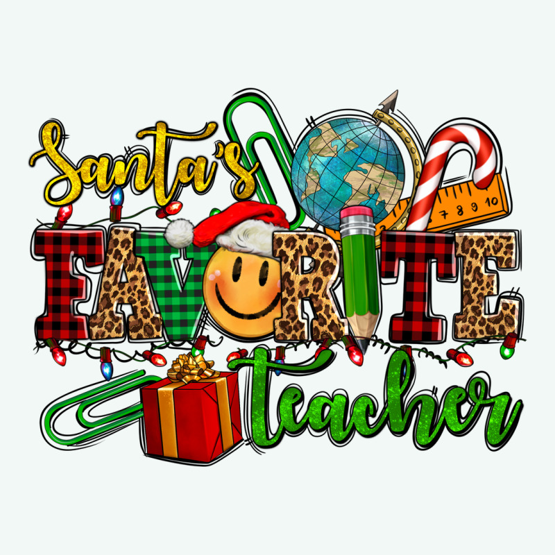 Santa's Favorite Teacher Premium Hoodie by AdoDesignShop | Teevron