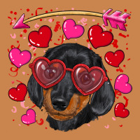 Valentine's Day  Dachshund Puppy Heavyweight Hoodie | Teevron