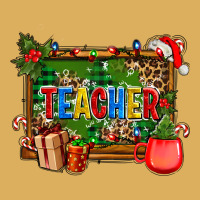 Christmas Teacher And Coffe Cup With Board Premium Hoodie | Teevron