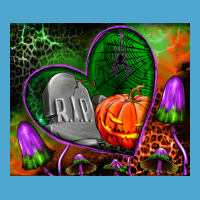 Halloween Heart Mouse Pad Premium Hoodie | Teevron