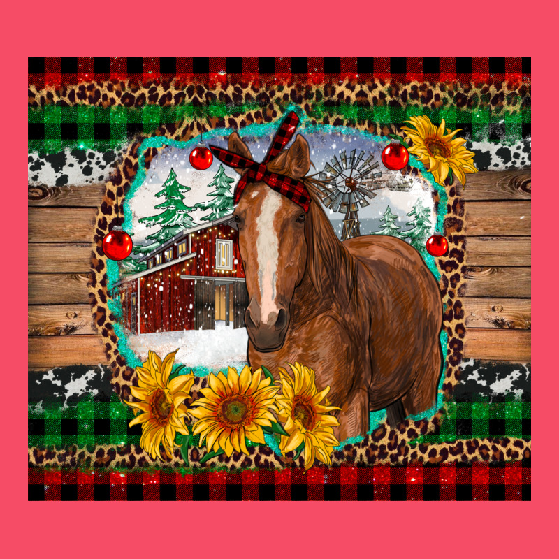 Christmas Farm And Horse Premium Sweatshirt by RanaPortraitStore | Teevron