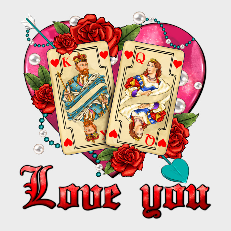 Love You Playing Cards Roses And Pearls Urban Hoodie by AdoDesignShop | Teevron