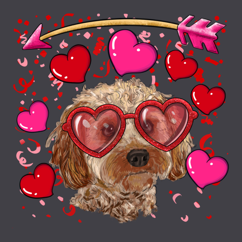 Valentine's Day Cockapoo Heavyweight Hoodie by RanaPortraitStore | Teevron