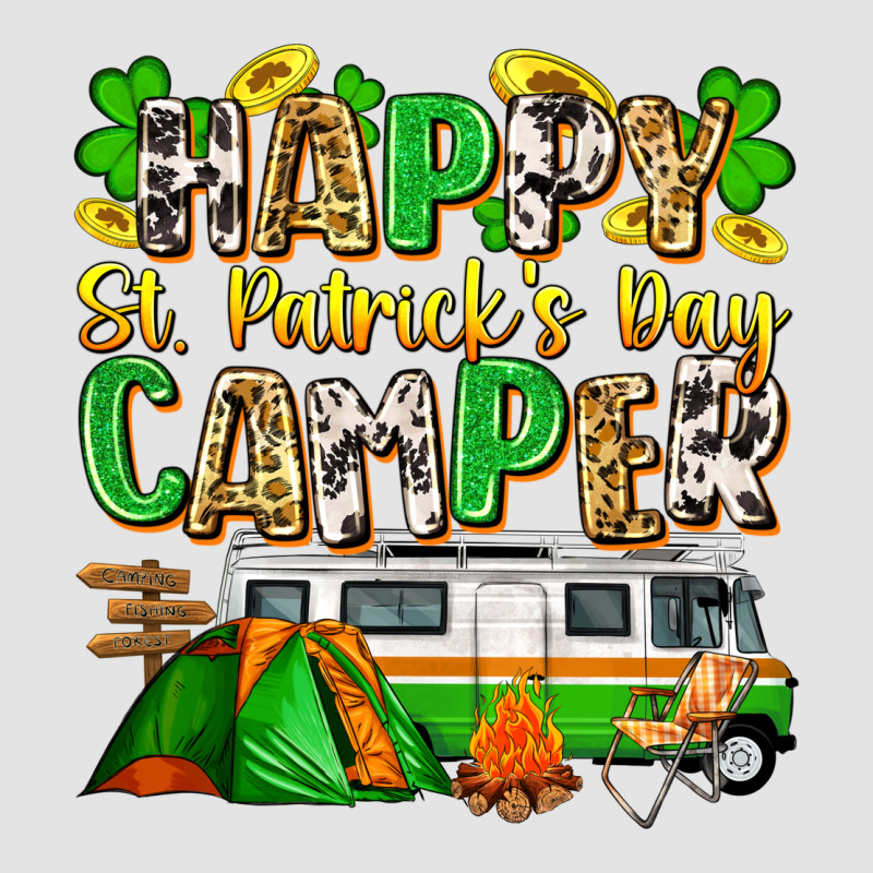 Happy St. Patrick's Day Camper Premium Sweatshirt by Zillion Design Studio | Teevron