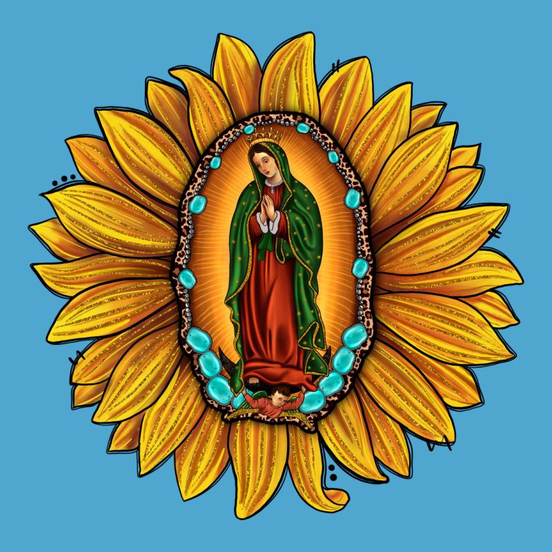 Our Lady Of Guadalupe Sunflower Premium Hoodie by JahusDesignShop | Teevron