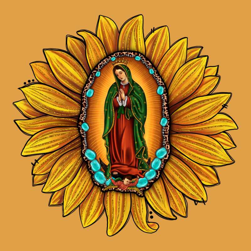 Our Lady Of Guadalupe Sunflower Premium Hoodie by JahusDesignShop | Teevron