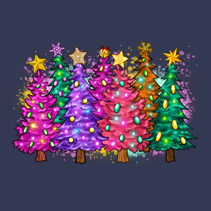 Christmas Trees And Lights Heavyweight Hoodie by Zillion Design Studio | Teevron