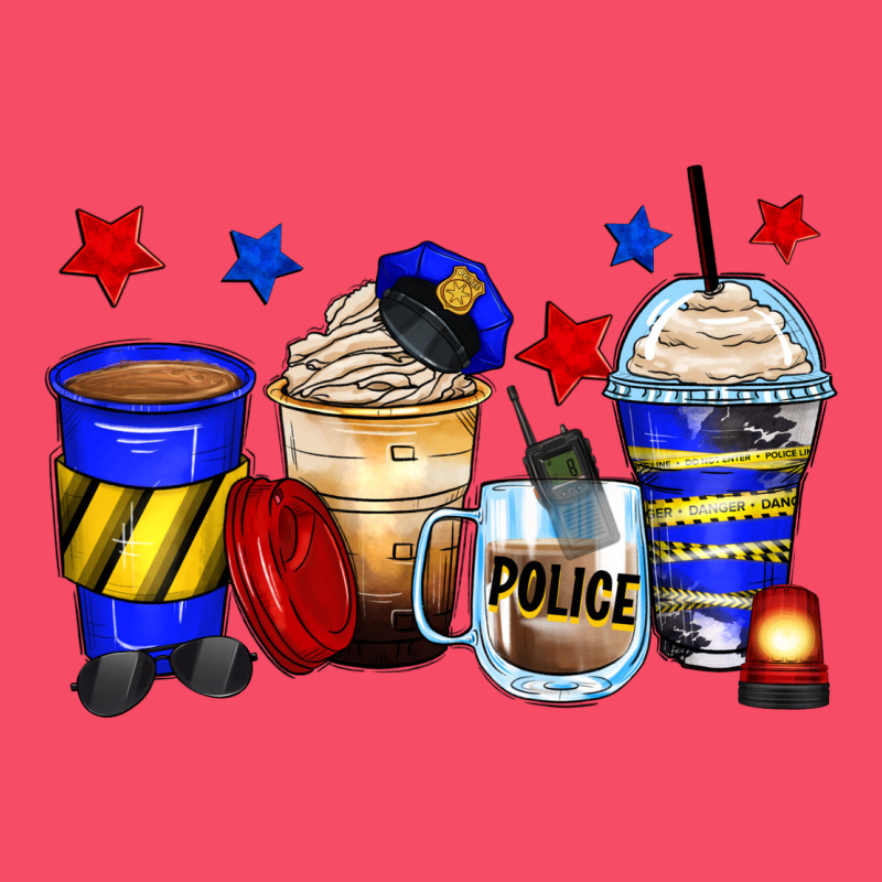Police Coffee Cups Premium Sweatshirt by Zillion Design Studio | Teevron
