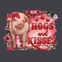 Valentines Day Pig Hogs And Kisses Heavyweight Hoodie | Teevron