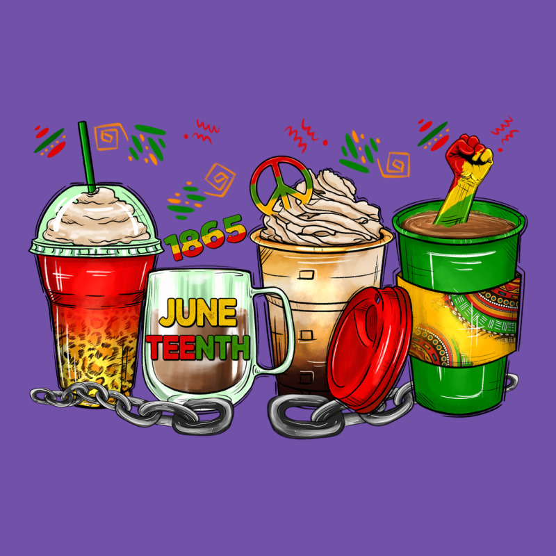 Juneteenth Coffee Cups Premium Sweatshirt by Zillion Design Studio | Teevron