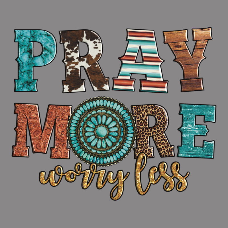 Pray More Worry Less Vintage Tee by Artiststas | Teevron