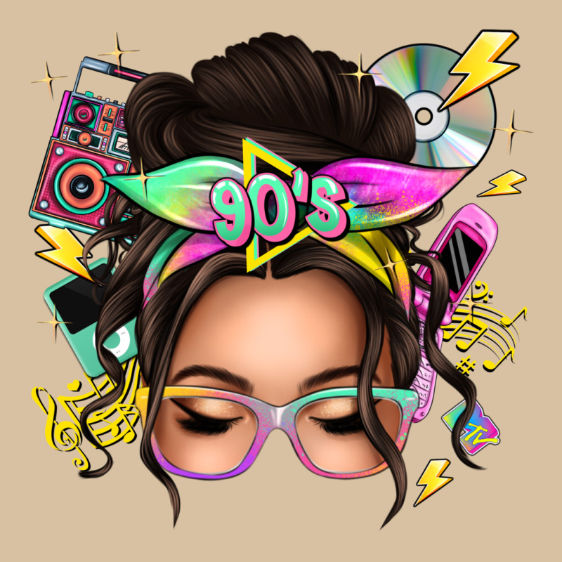90s Messy Bun Heavyweight Hoodie by texasbilliewilder | Teevron
