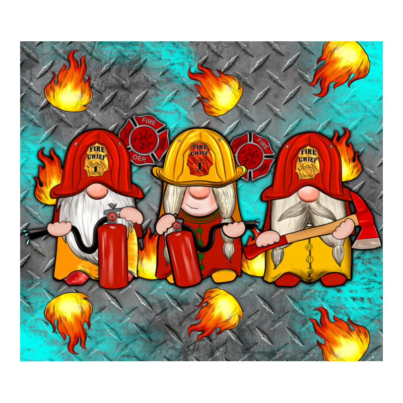Firefighter Gnomes Urban Heavy Tee by Artiststas | Teevron