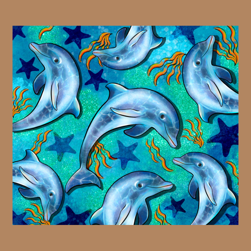 Dolphin Tumbler Long Sleeve Tee by BarkalooDesign | Teevron