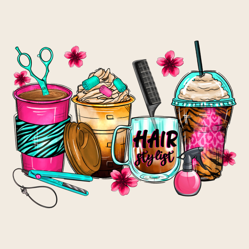 Hairstylist Coffee Cups Premium Sweatshirt by Zillion Design Studio | Teevron