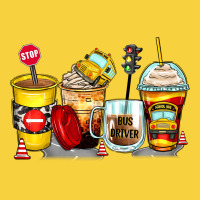 Bus Driver Coffee Cups Premium Sweatshirt | Teevron