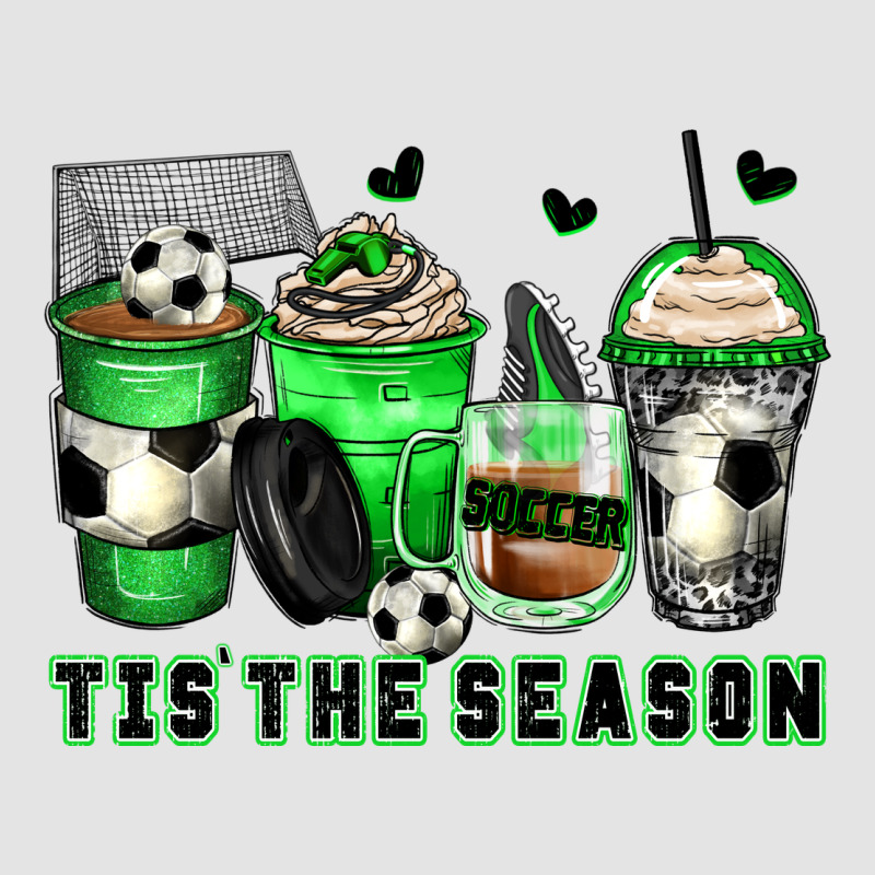 Tis' The Season Soccer Coffee Cups Premium Sweatshirt by Zillion Design Studio | Teevron