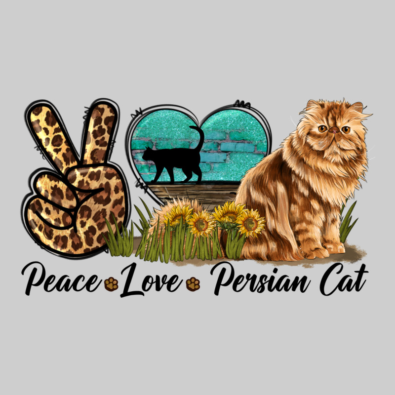 Peace Love Persian Cat Premium Tee by LillyAllenDesigns | Teevron