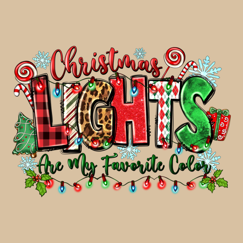 Christmas Lights Are My Favorite Color Heavyweight Hoodie by Zillion Design Studio | Teevron