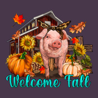 Welcome Fall Pig Heavyweight Hoodie | Teevron