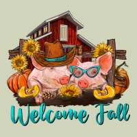 Welcome Fall Pigs Heavyweight Hoodie | Teevron