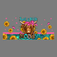 Just A Little Moody Long Haired Cow Premium Hoodie | Teevron