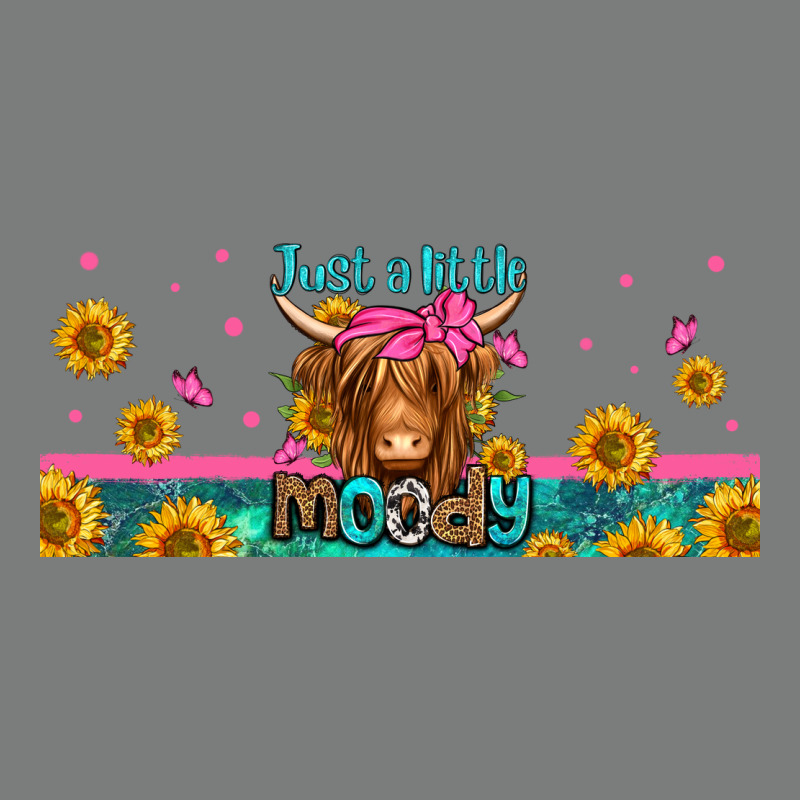 Just A Little Moody Long Haired Cow Premium Hoodie by Jasminsmagicworld | Teevron