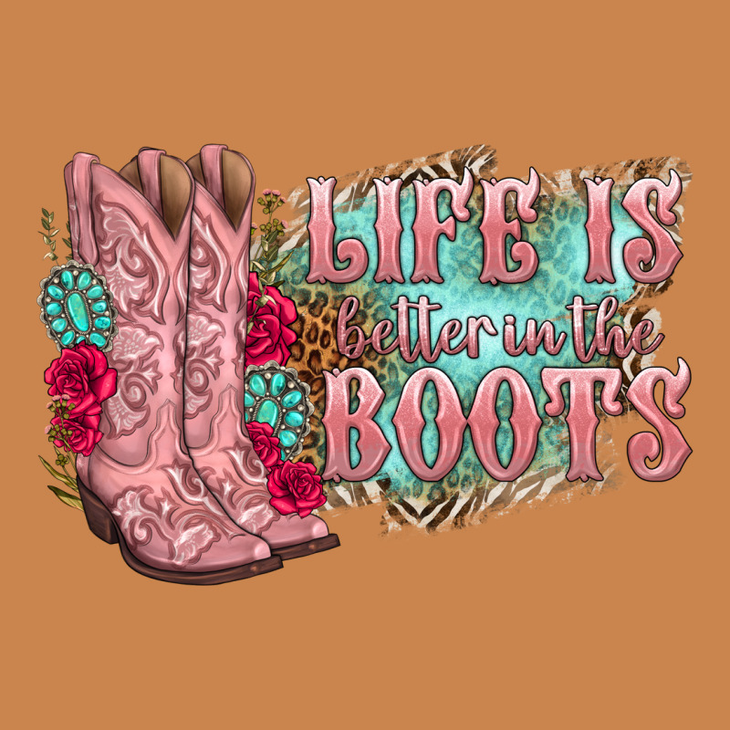 Life Is Better In The Boots Heavyweight Hoodie by texasbilliewilder | Teevron