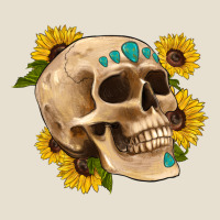 Skull Flowers And Gemstone Urban Heavy Tee | Teevron
