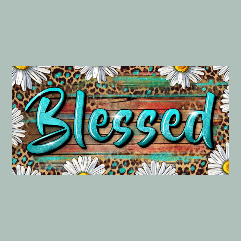 Blessed With Daisy And Leopard Heavyweight Hoodie by RanaPortraitStore | Teevron