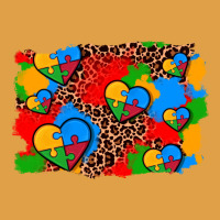 Autism Heart Background Premium Hoodie | Teevron