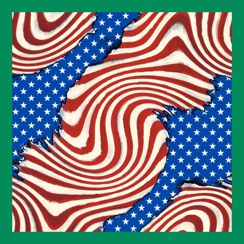 American Flag Seamless Pattern Urban Hoodie by BundleAndBundleShop | Teevron