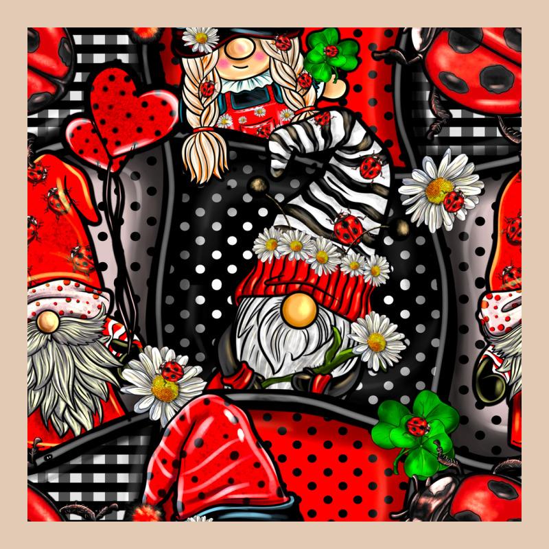 Ladybug Gnomes Seamless Pattern Urban Hoodie by BundleAndBundleShop | Teevron