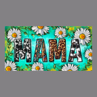 Turquoise And Daisy Mama Heavyweight Hoodie | Teevron