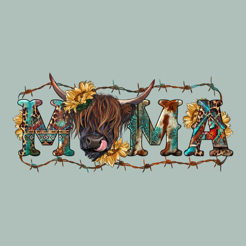 Mama With Highland Cow Heavyweight Hoodie by RanaPortraitStore | Teevron