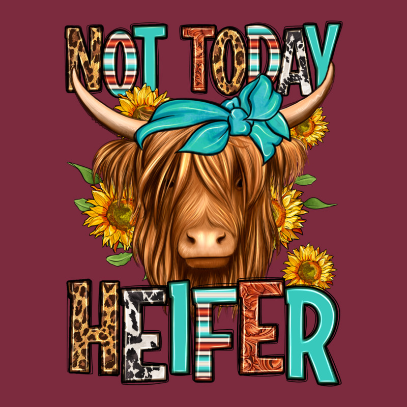 Not Today Heifer Long Haired Cow Premium Hoodie by Jasminsmagicworld | Teevron