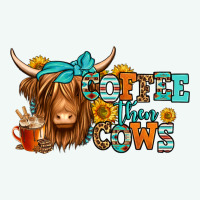 Coffee Then Cows Longhaired Cow Premium Hoodie | Teevron
