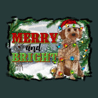 Merry And Bright Cockapoo Premium Sweatshirt | Teevron